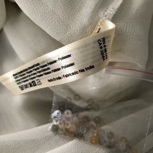 Free People Sequin Top Off-Shoulder Size Small NWT - Picture 6 of 9